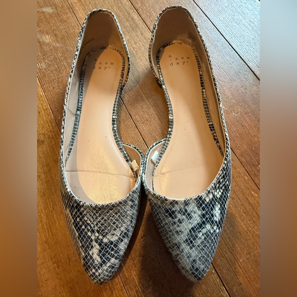 Target A New Day Snakeskin Pattern Flats